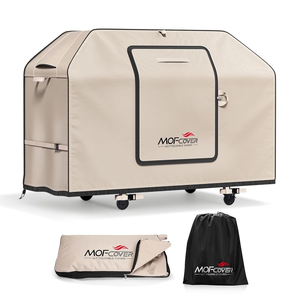 MOFCOVER 58 inch Griddle Cover(Khaki)