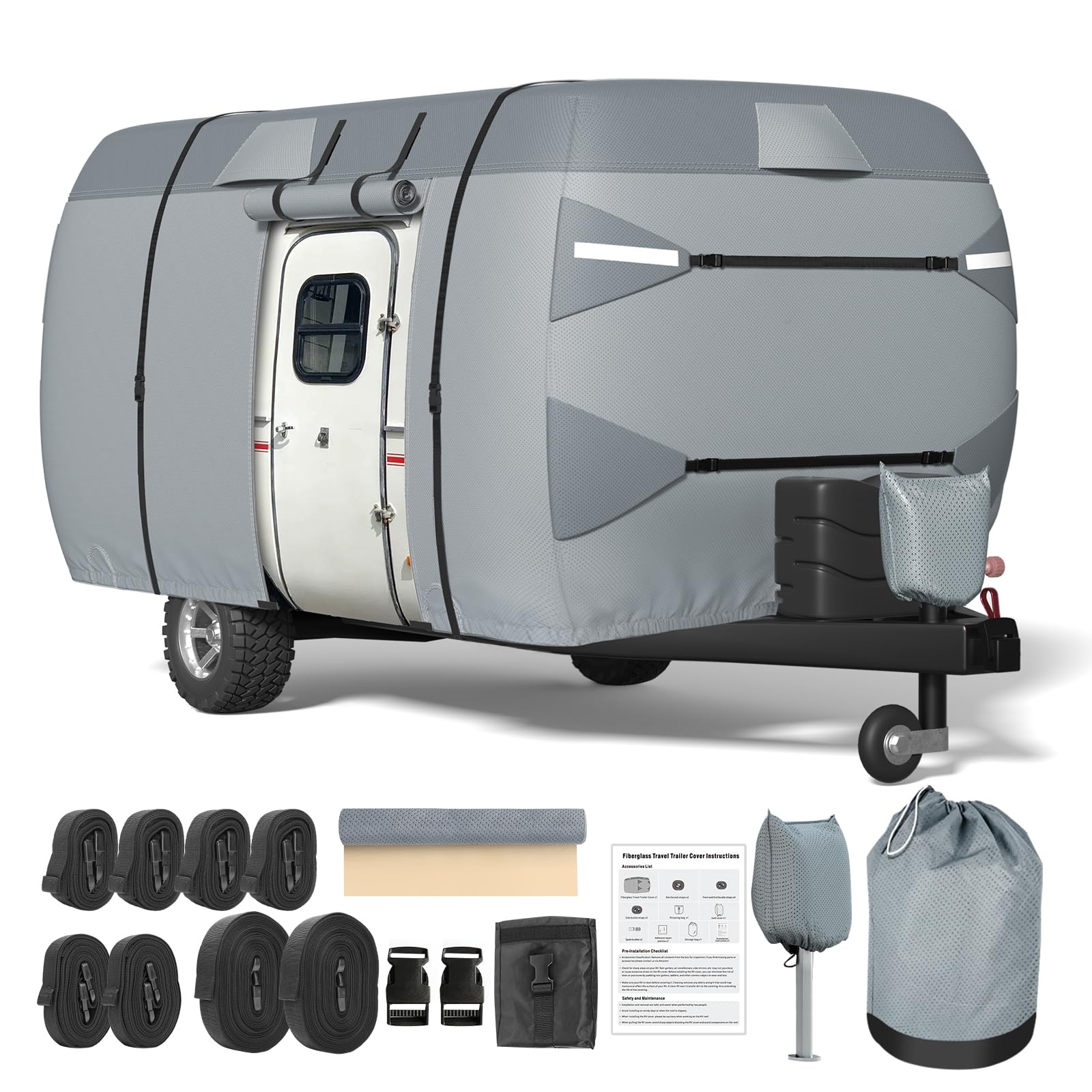 MOFCOVER Fiberglass RV Cover 13-16ft
