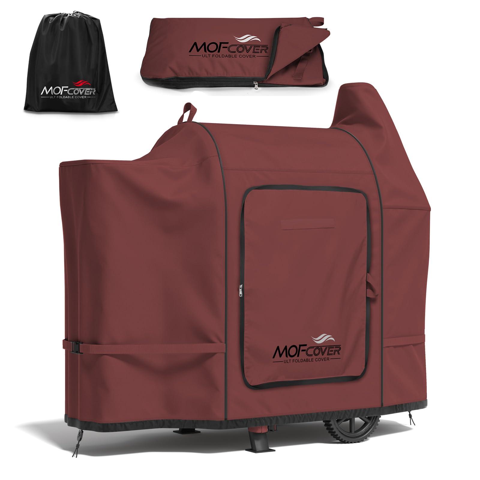 MOFCOVER Pit Boss Austin XL Grill Cover(Red)