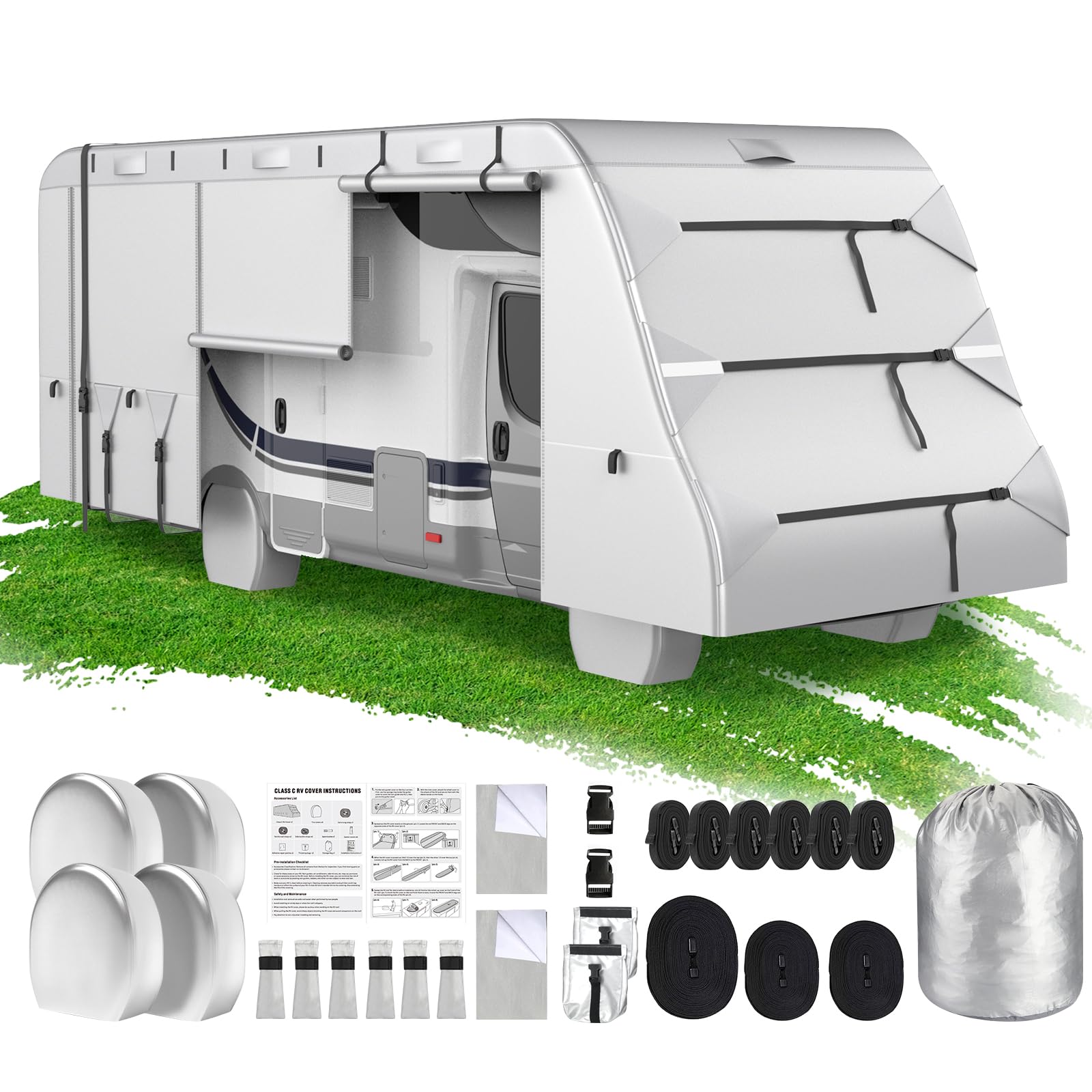 MOFCOVER Class C RV Cover 29-32ft,Oxford