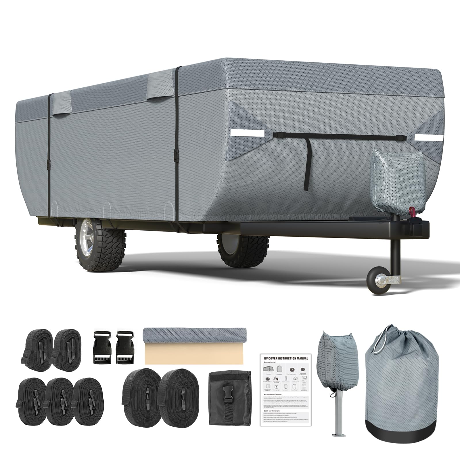 MOFCOVER Pop Up RV Cover 16-18ft