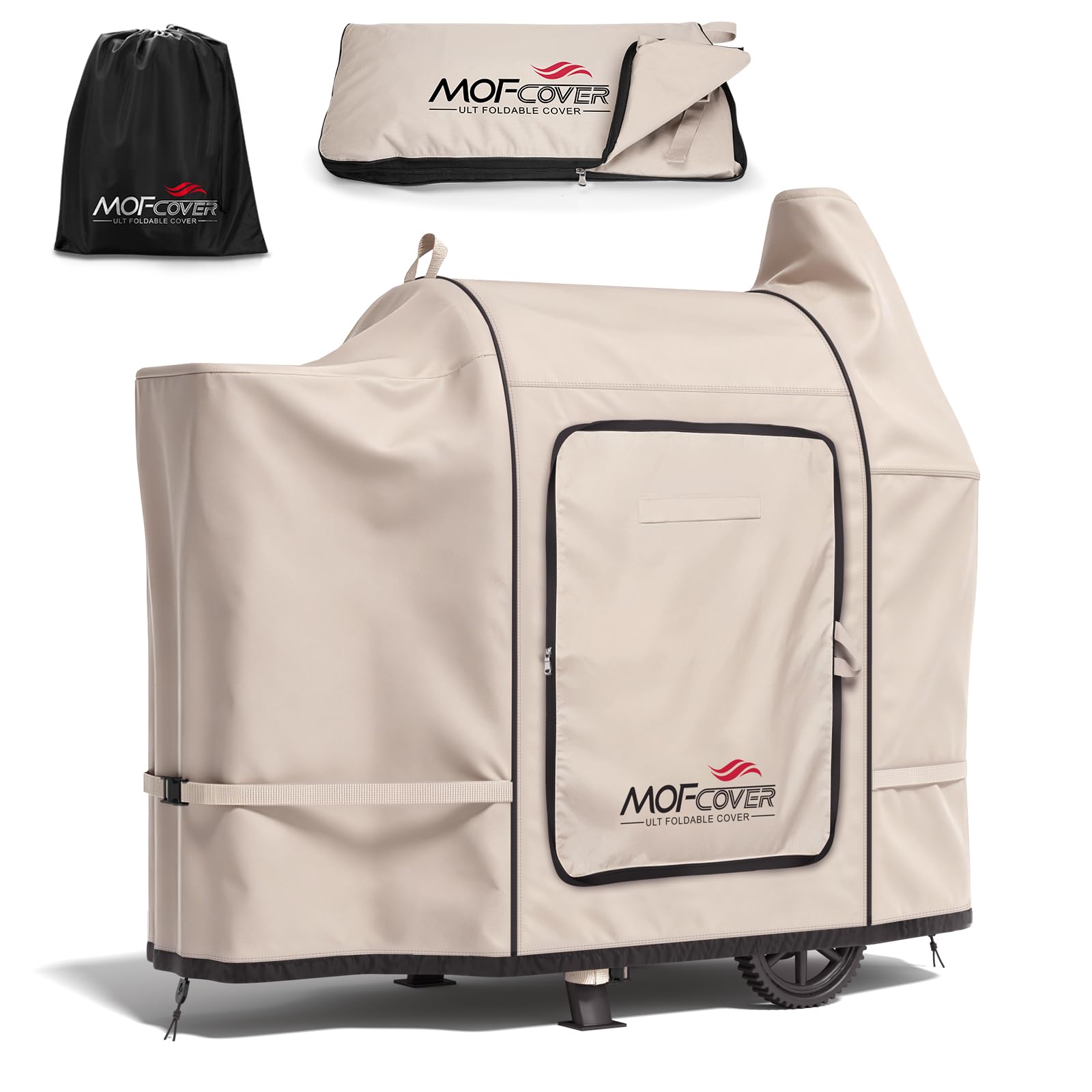 MOFCOVER Pit Boss Austin XL Grill Cover(Khaki)