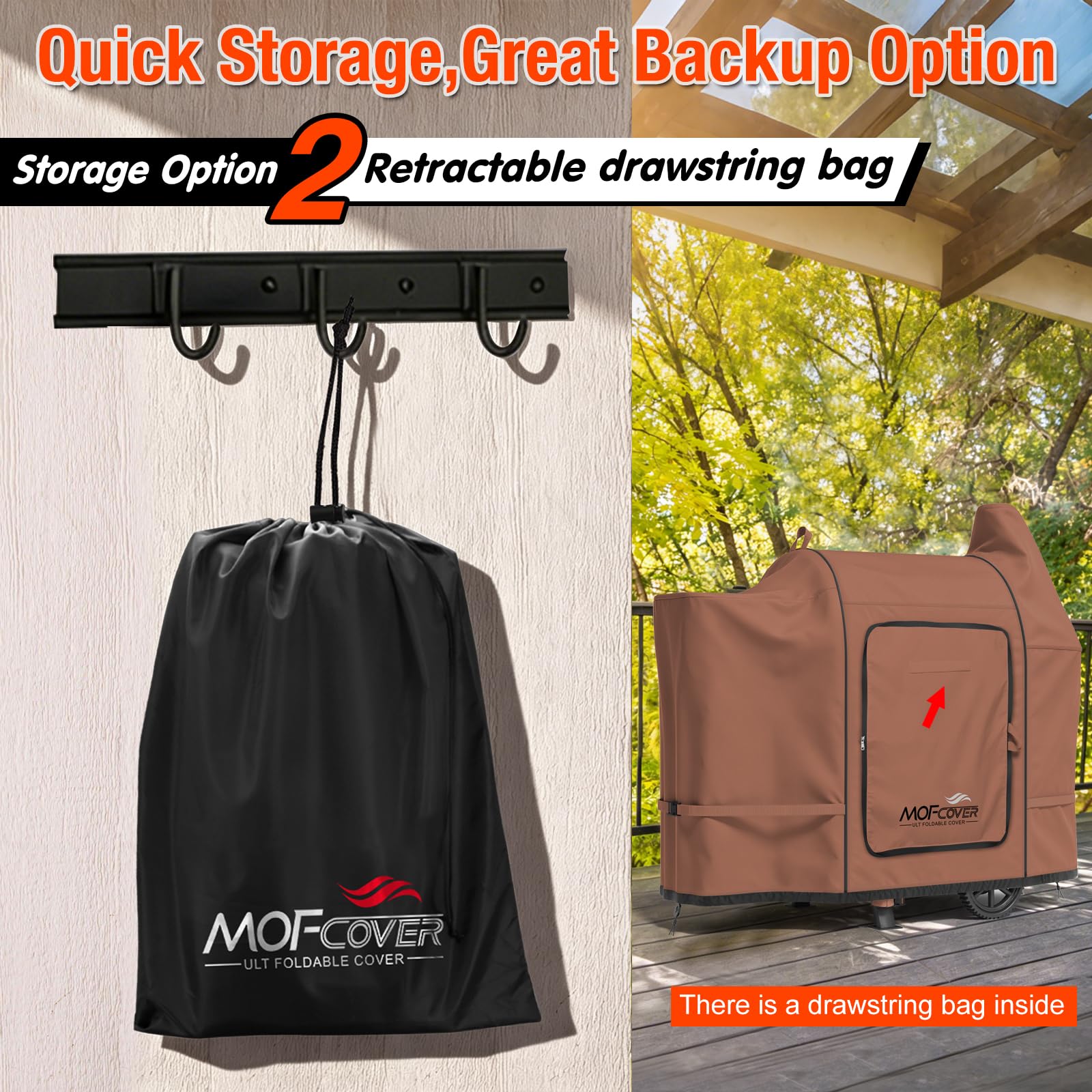 MOFCOVER Pit Boss Austin XL Grill Cover(Caramel)