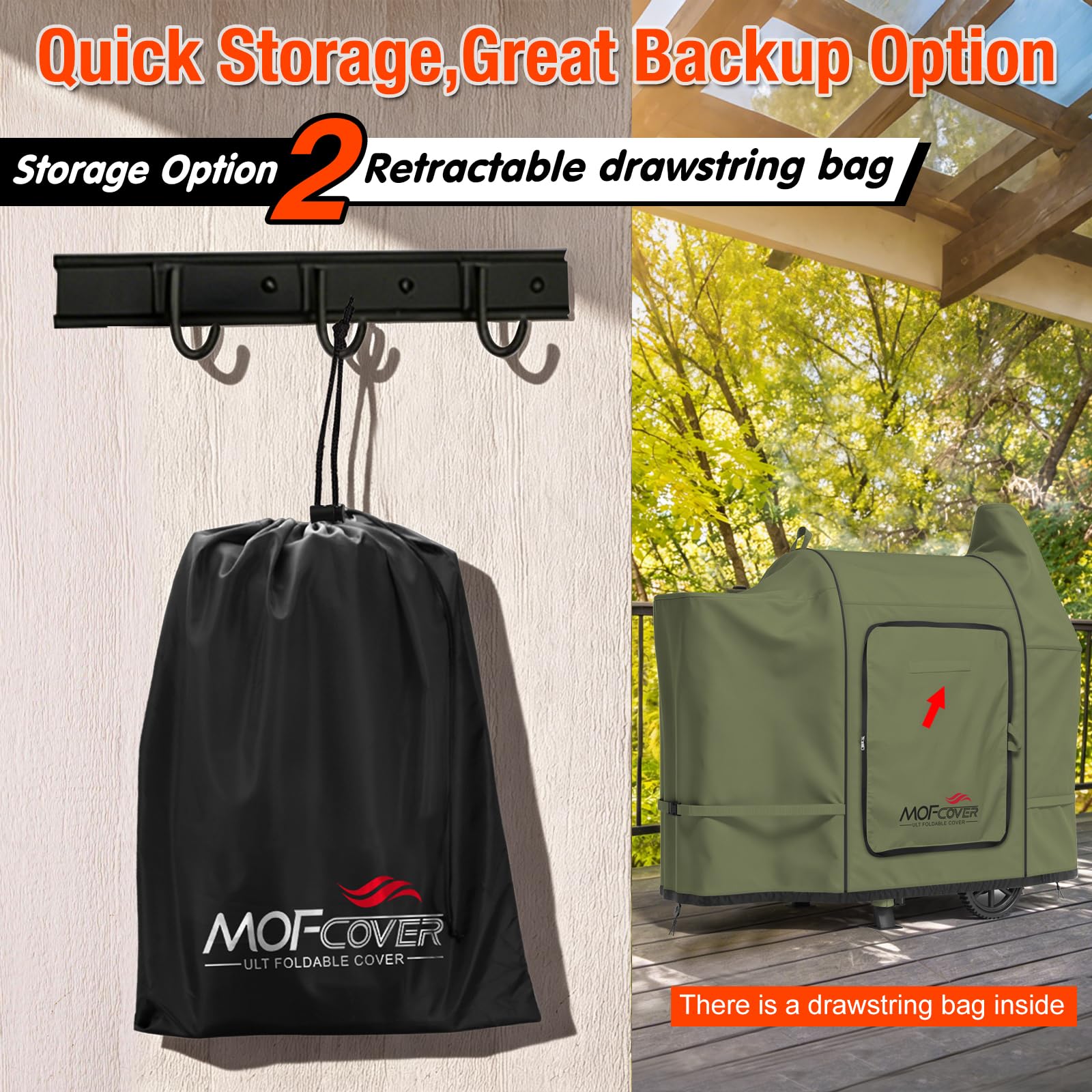 MOFCOVER Pit Boss Austin XL Grill Cover(Green)