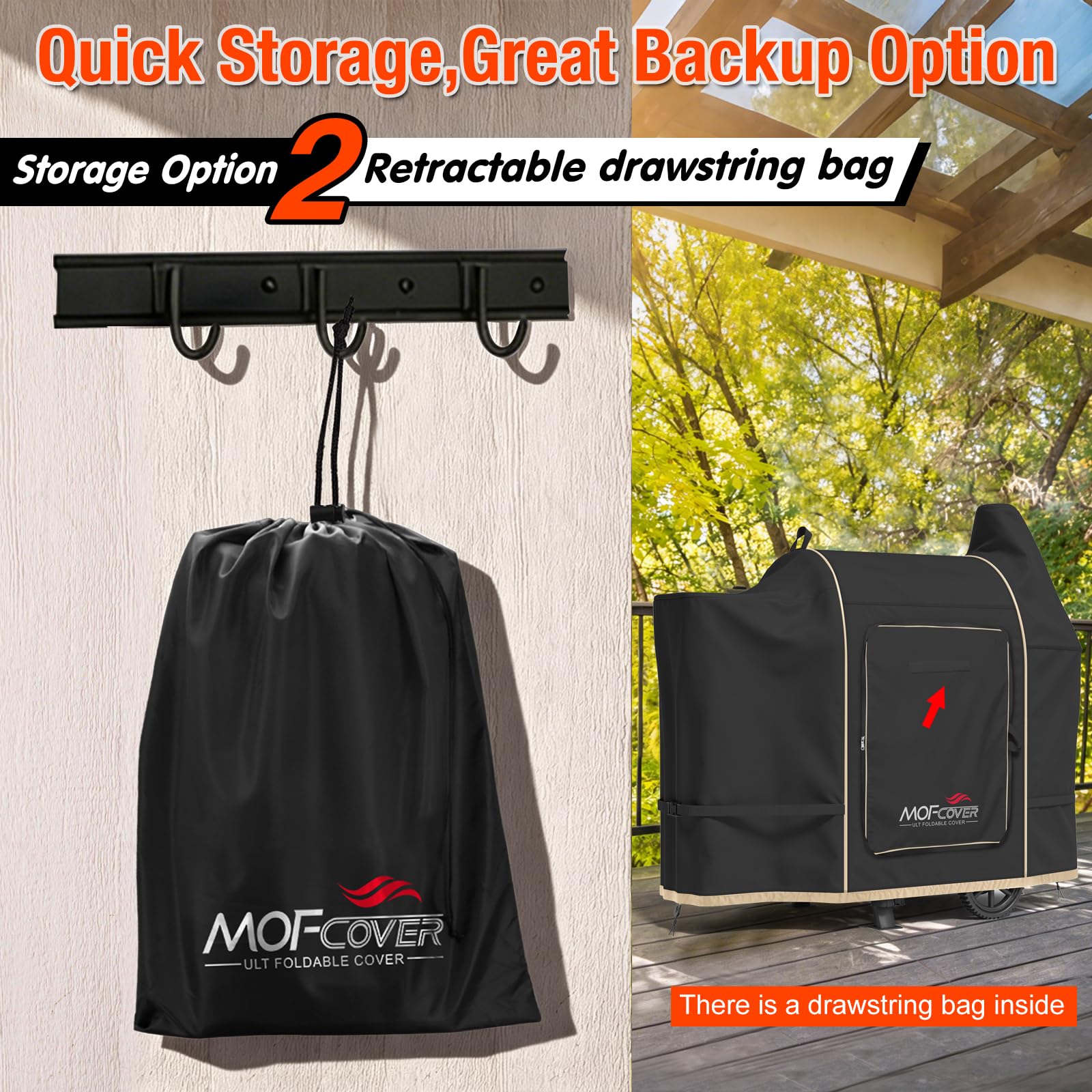 MOFCOVER Pit Boss Austin XL Grill Cover(Black)