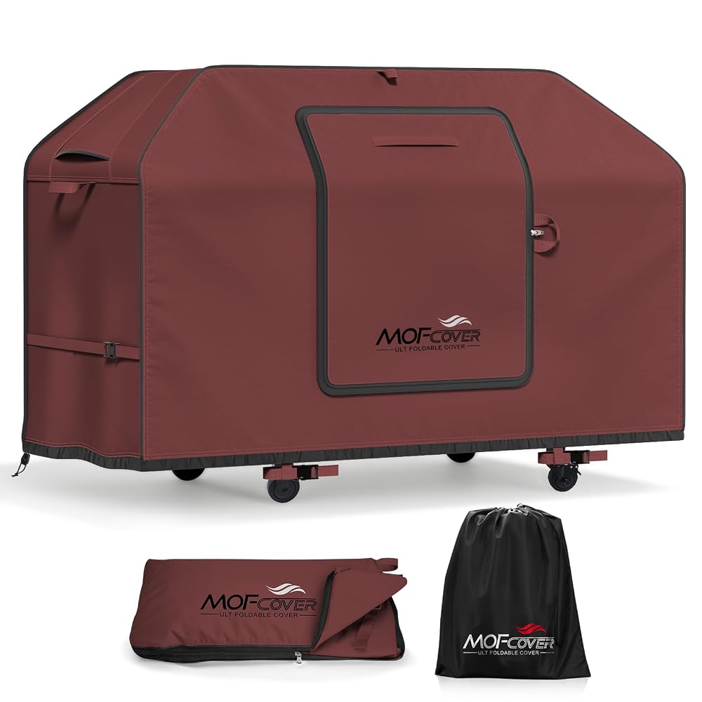 MOFCOVER 82 inch Griddle Cover(Red)