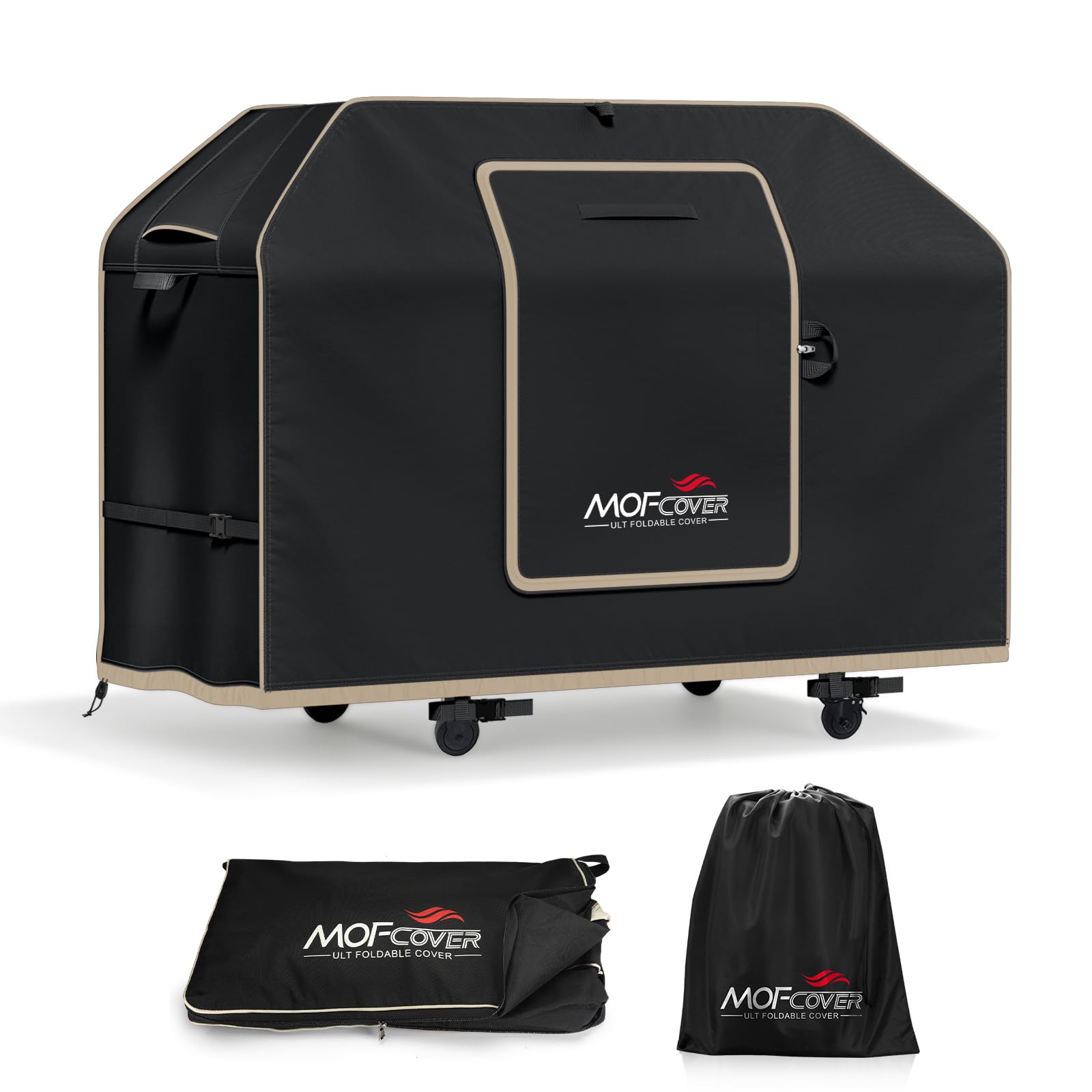 MOFCOVER 52 inch Griddle Cover(Black)