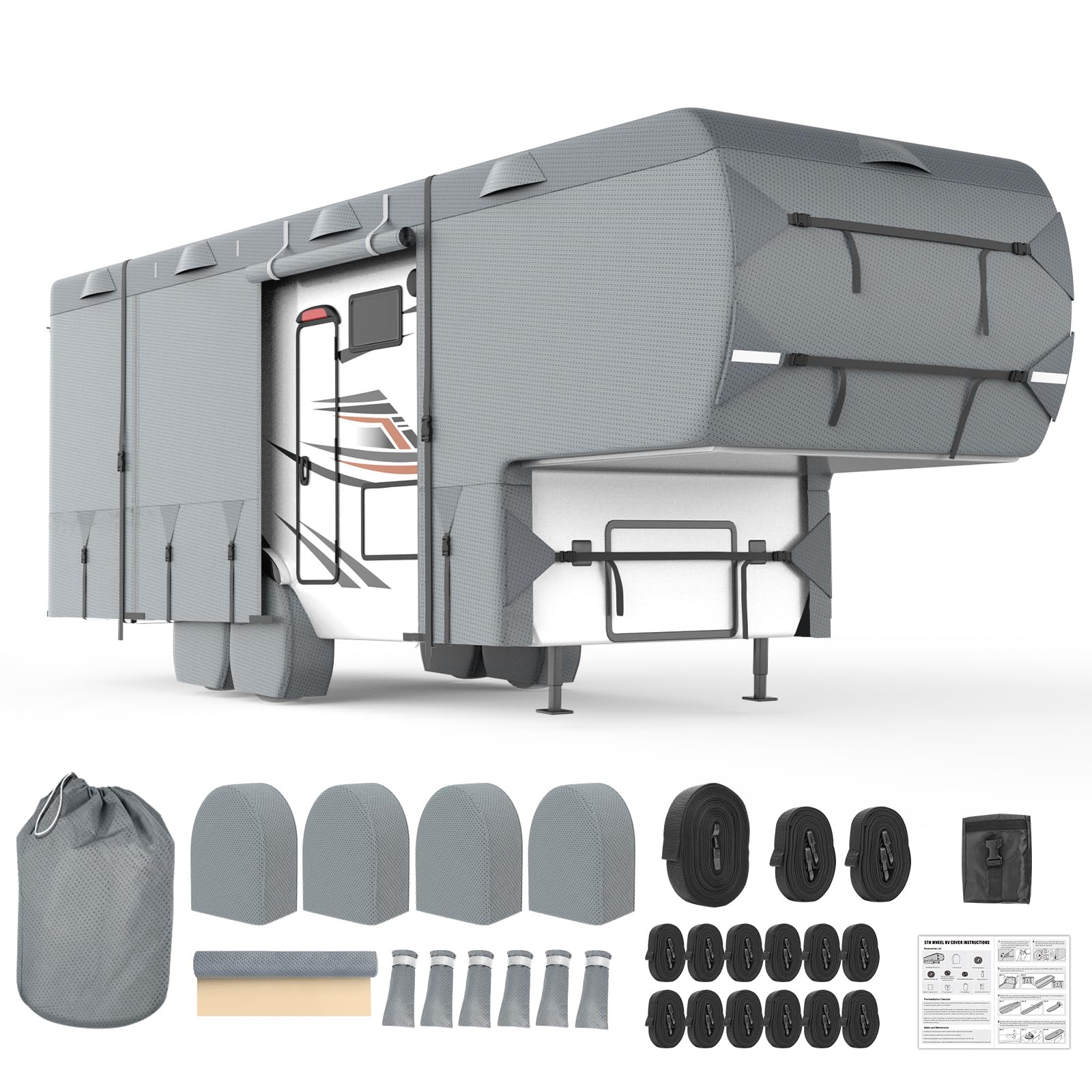 MOFCOVER 5th Wheel RV Cover 41-45ft