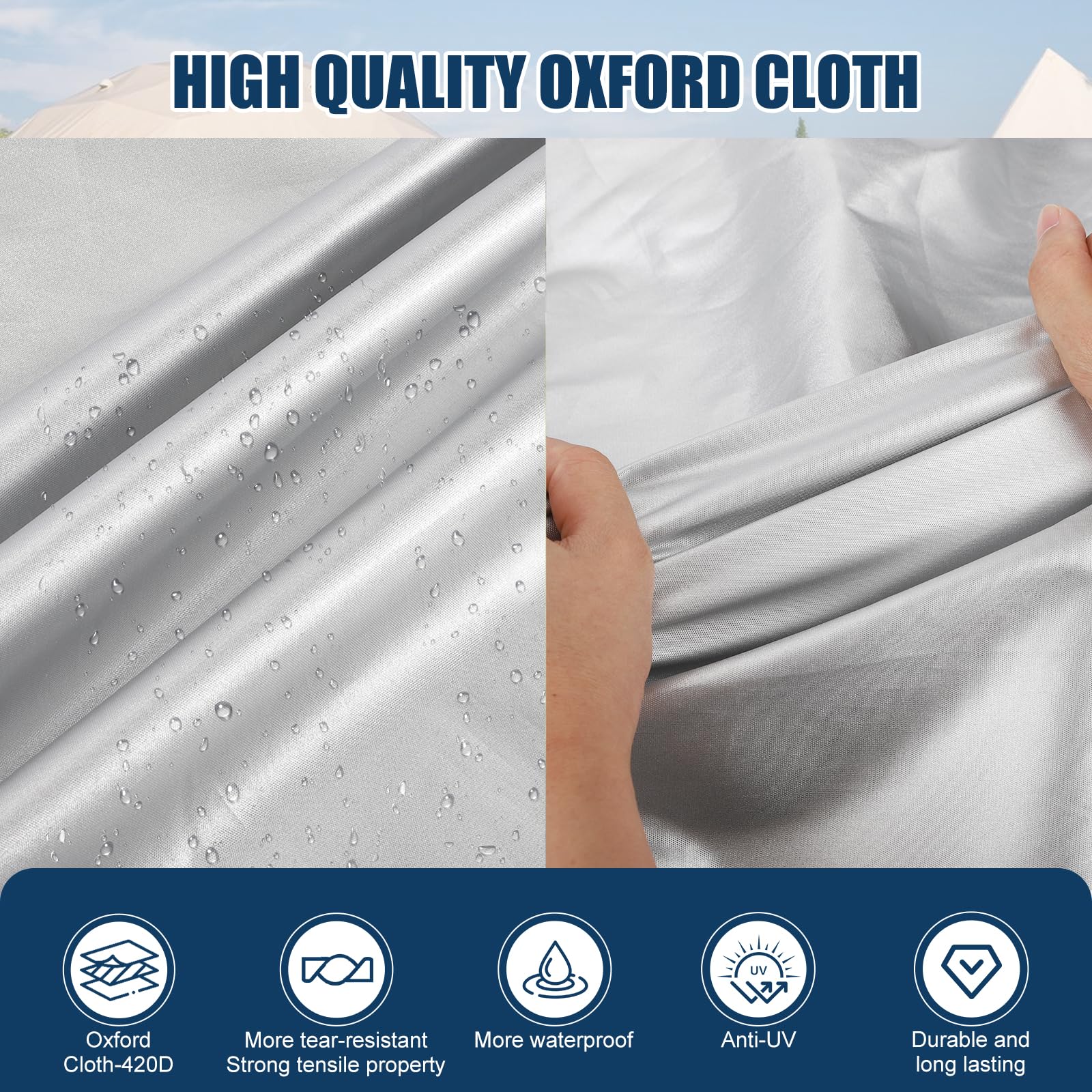 MOFCOVER Class C RV Cover 29-32ft,Oxford
