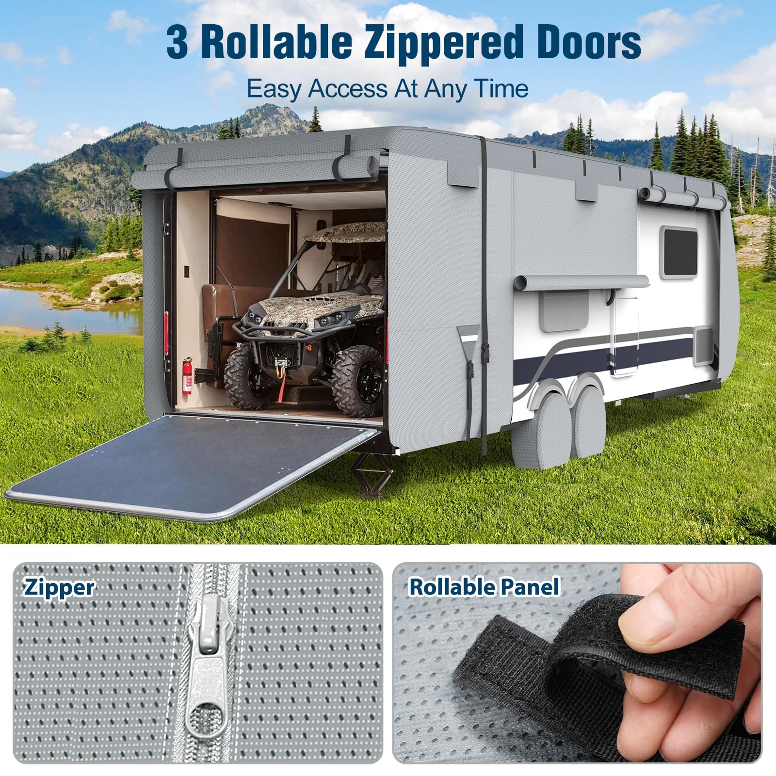 MOFCOVER 16-18ft Rv Cover ,Backdoor version