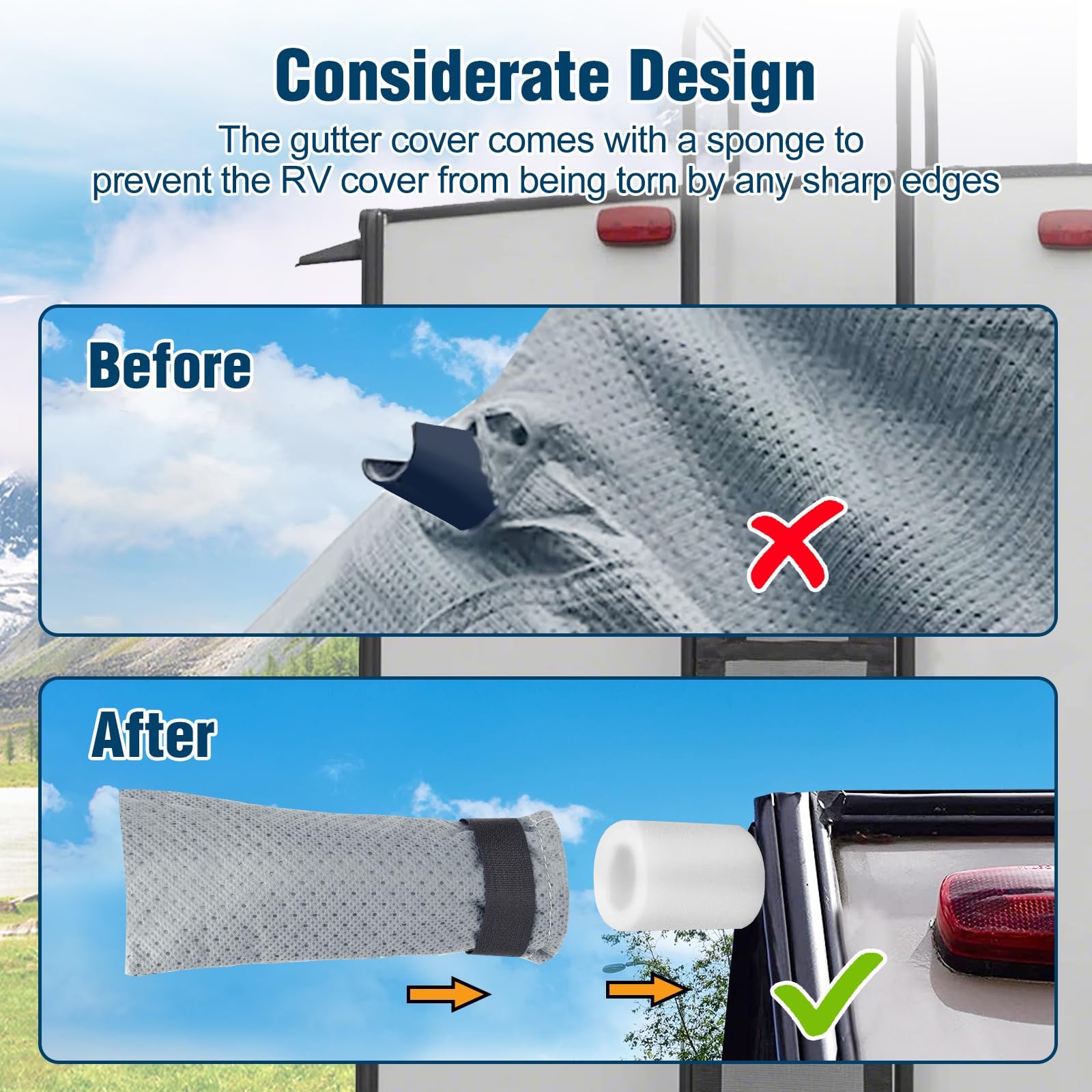 MOFCOVER 16-18ft Rv Cover ,Backdoor version