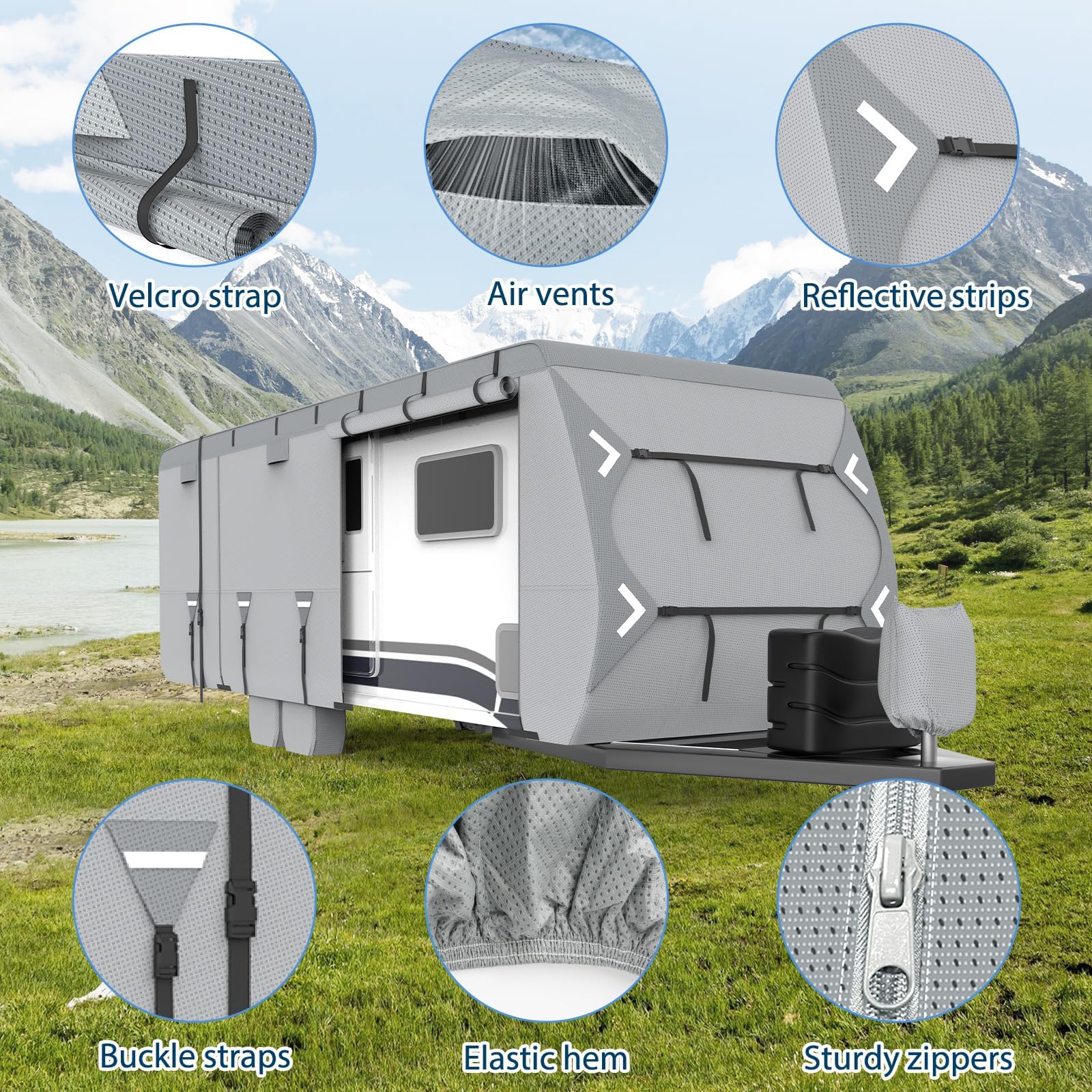 MOFCOVER 16-18ft Rv Cover ,Backdoor version