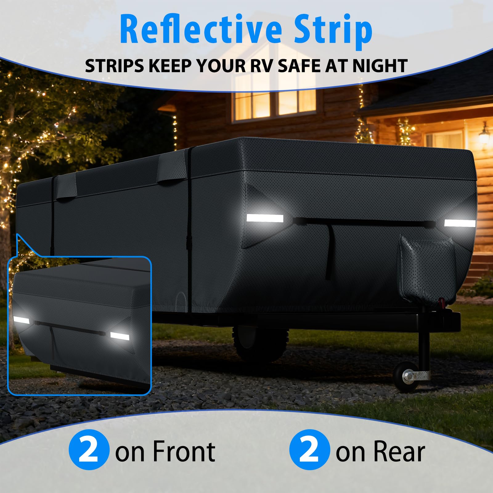 MOFCOVER Pop Up RV Cover 14-16ft