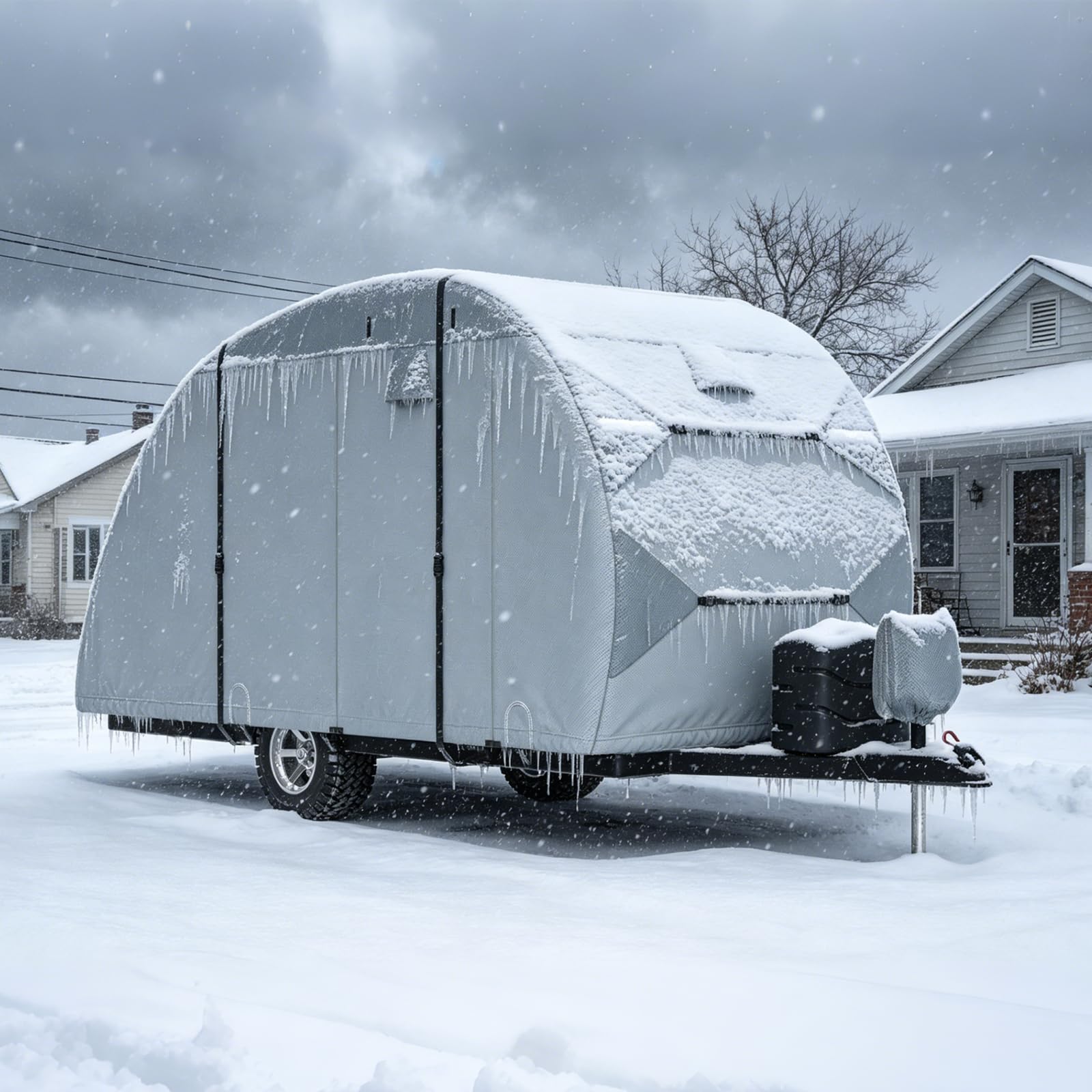MOFCOVER Teardrop Trailer Cover 10-12FT