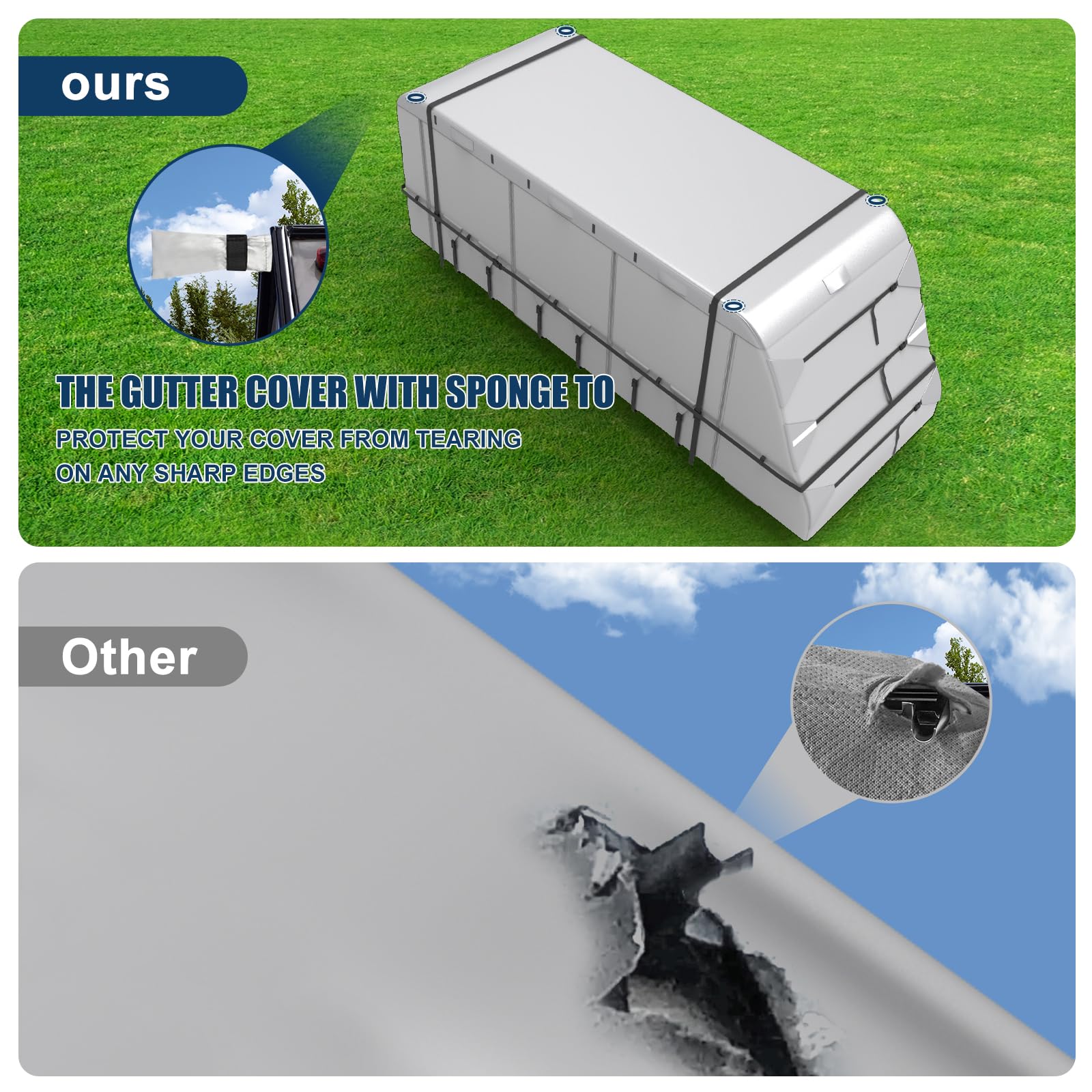MOFCOVER Class C RV Cover 29-32ft,Oxford