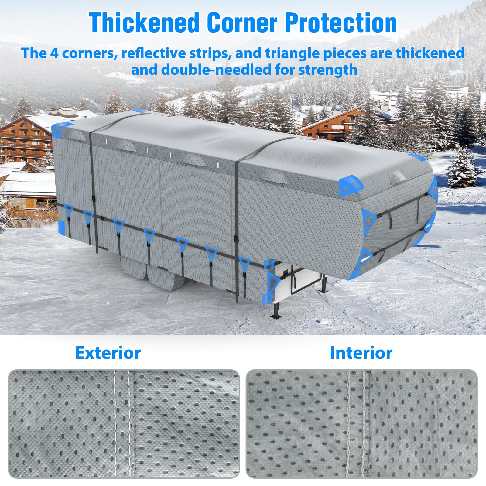 MOFCOVER 5th Wheel RV Cover 29-33ft